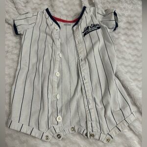 #16 Baseball Themed Onesie